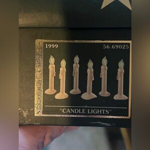 Dept 56 Snowbabies Christmas Village Candle Lights 3 sets works any